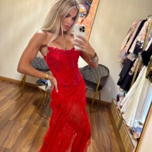 Alternative view of Scarlet Enchanté Lace Gown